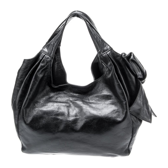 Gorgeous Valentino, black leather bag with dust bag original price $1395 - Picture 3 of 11